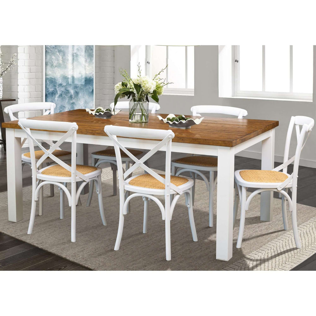 DSZ Product, feed-cond-new, feed-sl-DSZ Freight PayableNorah Dining Table 180cm Solid Acacia Wood Home Dinner Furniture - Premium Furniture > Dining > Dining Tables from Divano ! Shop Online Buy Now at S & D's Value Store Family Business Best Customer ServiceDSZ Product, feed-cond-new, feed-sl-DSZ Freight Payable