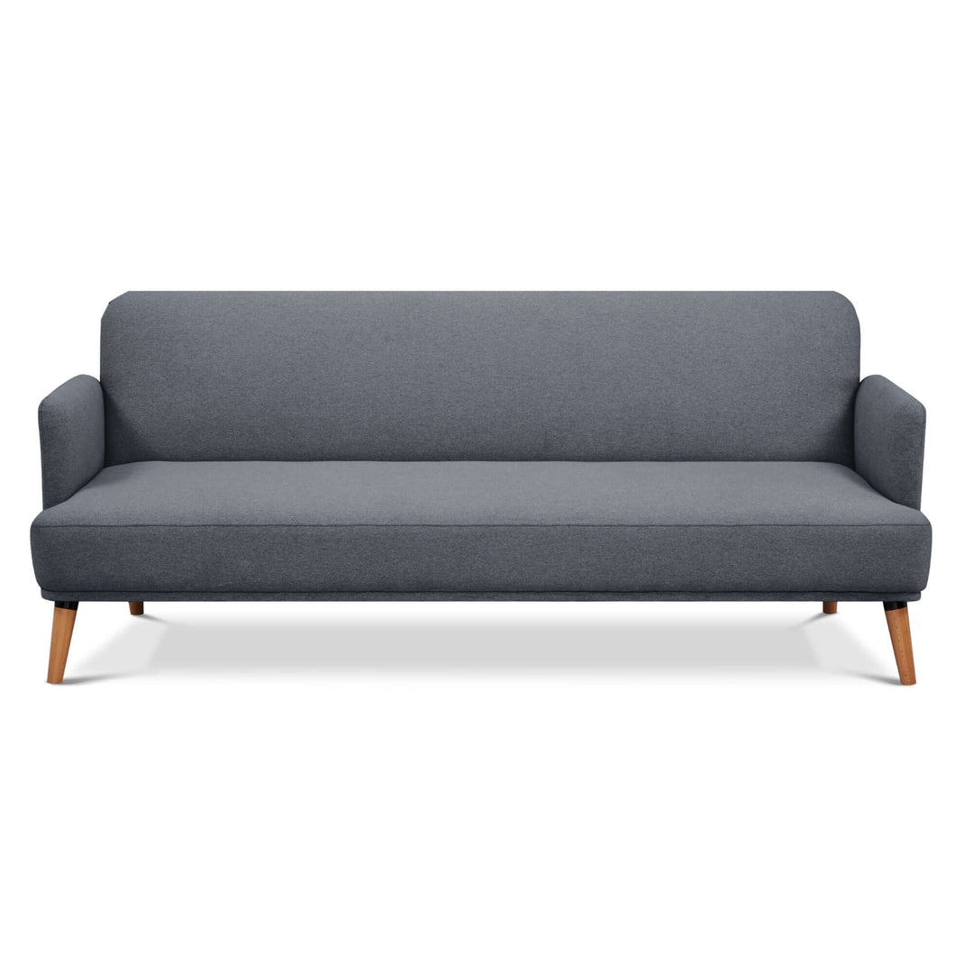 DSZ Product, feed-cond-new, feed-sl-DSZ Freight Payable, newBrianna 3 Seater Sofa Bed Fabric Uplholstered Lounge Couch - Dark Grey - Premium Furniture > Bar Stools & Chairs > Arm Chairs & Recliners from Divano ! Shop Online Buy Now at S & D's Value Store Family Business Best Customer ServiceDSZ Product, feed-cond-new, feed-sl-DSZ Freight Payable, new