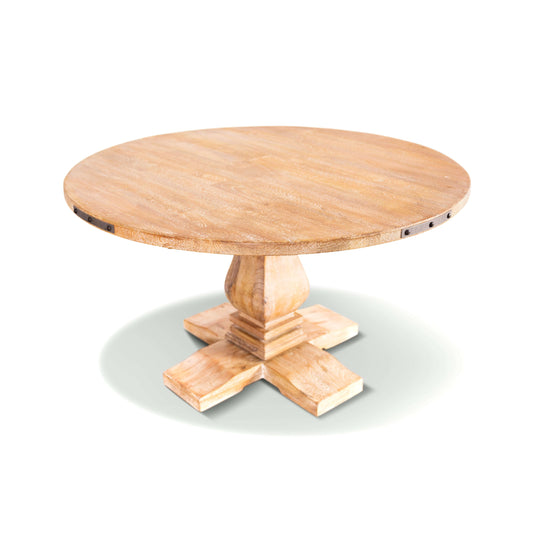 DSZ Product, feed-cond-new, feed-sl-DSZ Freight Payable, newGloriosa Round Dining Table 135Cm Pedestal Solid Mango Timber Wood - Honey Wash - Premium Home & Garden > Kitchenware > Table Linen & Kitchen Towels from Divano ! Shop Online Buy Now at S & D's Value Store Family Business Best Customer ServiceDSZ Product, feed-cond-new, feed-sl-DSZ Freight Payable, new