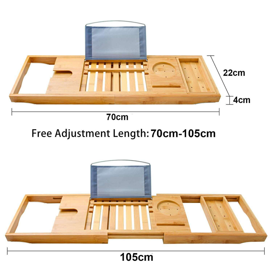 DSZ Product, feed-cond-new, feed-sl-DSZ Freight Payable, newBamboo Bathtub Bath Tub Tray Table Caddy Tray Cellphone,Book,Tray Wineglass Holder - Premium Home & Garden > Bathroom Accessories > Bath Caddies from Unbranded ! Shop Online Buy Now at S & D's Value Store Family Business Best Customer ServiceDSZ Product, feed-cond-new, feed-sl-DSZ Freight Payable, new