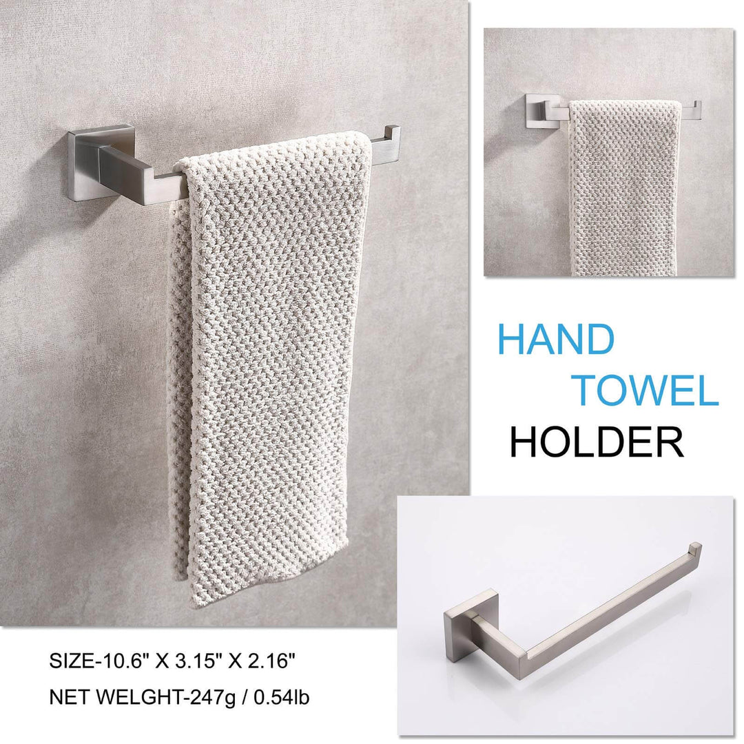 _label_, DSZ Product, feed-cond-new, feed-sl-free shipping, free-shipping, newSquare Hand Towel Holder Ring Wall Mounted Modern Towel Bar Bathroom Kitchen - Premium Home & Garden > Bathroom Accessories > Towel Racks & Holders from Unbranded ! Shop Online Buy Now at S & D's Value Store Family Business Best Customer Service_label_, DSZ Product, feed-cond-new, feed-sl-free shipping, free-shipping, new