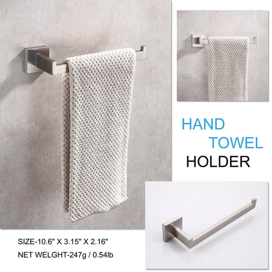 _label_, DSZ Product, feed-cond-new, feed-sl-free shipping, free-shipping, newSquare Hand Towel Holder Ring Wall Mounted Modern Towel Bar Bathroom Kitchen - Premium Home & Garden > Bathroom Accessories > Towel Racks & Holders from Unbranded ! Shop Online Buy Now at S & D's Value Store Family Business Best Customer Service_label_, DSZ Product, feed-cond-new, feed-sl-free shipping, free-shipping, new