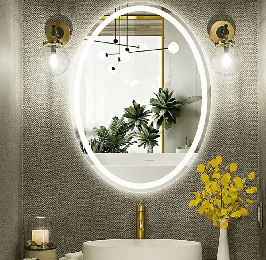 DSZ Product, feed-cond-new, feed-sl-DSZ Freight Payable, newInterior Ave - Led Oval Frameless Salon / Bathroom Wall Mirror - 60 X 80Cm - Premium Home & Garden > Decor > Mirrors from Interior Ave ! Shop Online Buy Now at S & D's Value Store Family Business Best Customer ServiceDSZ Product, feed-cond-new, feed-sl-DSZ Freight Payable, new