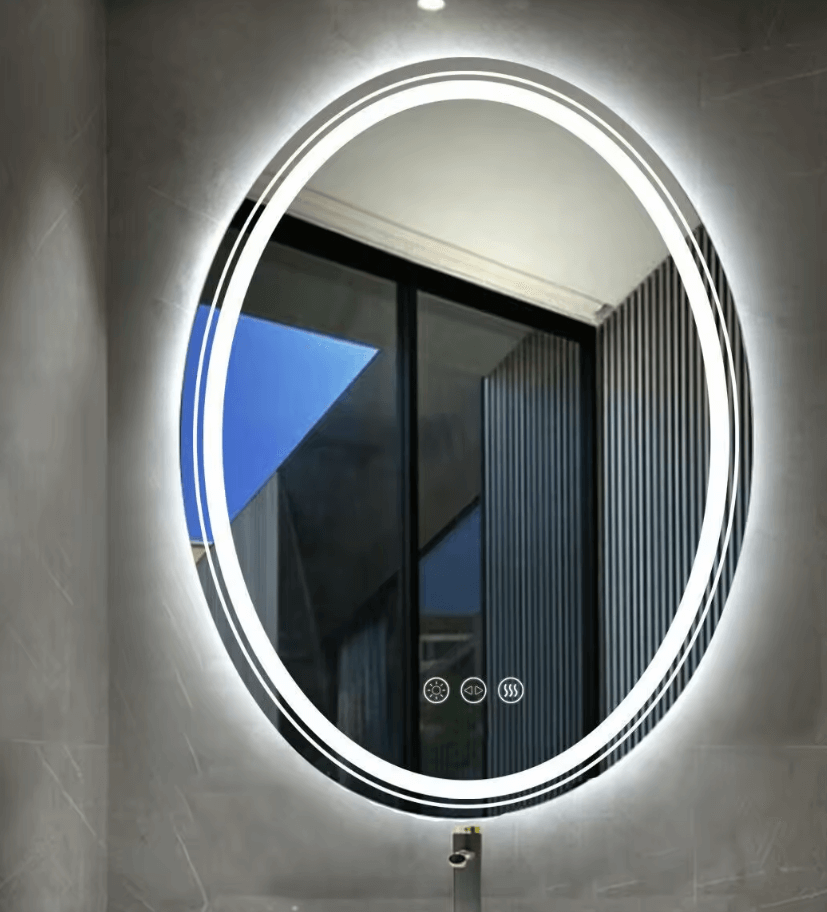 DSZ Product, feed-cond-new, feed-sl-DSZ Freight Payable, newInterior Ave - Led Oval Frameless Salon / Bathroom Wall Mirror - 60 X 80Cm - Premium Home & Garden > Decor > Mirrors from Interior Ave ! Shop Online Buy Now at S & D's Value Store Family Business Best Customer ServiceDSZ Product, feed-cond-new, feed-sl-DSZ Freight Payable, new