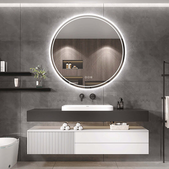 DSZ Product, feed-cond-new, feed-sl-DSZ Freight Payable, newInterior Ave - Led Round Frameless Salon /  Bathroom Wall Mirror - 60Cm - Premium Home & Garden > Decor > Mirrors from Interior Ave ! Shop Online Buy Now at S & D's Value Store Family Business Best Customer ServiceDSZ Product, feed-cond-new, feed-sl-DSZ Freight Payable, new