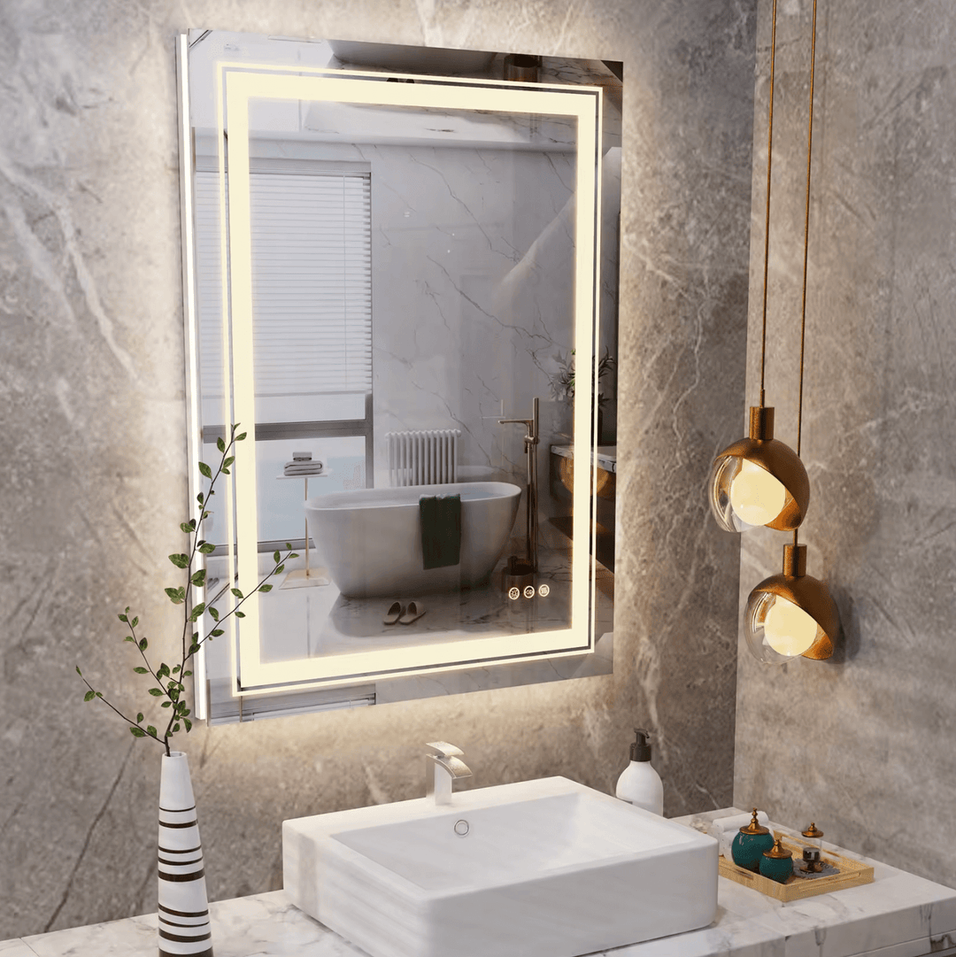 DSZ Product, feed-cond-new, feed-sl-DSZ Freight Payable, newInterior Ave - Led Rectangle Frameless Salon / Bathroom Wall Mirror - 70 X 50Cm - Premium Home & Garden > Decor > Mirrors from Interior Ave ! Shop Online Buy Now at S & D's Value Store Family Business Best Customer ServiceDSZ Product, feed-cond-new, feed-sl-DSZ Freight Payable, new