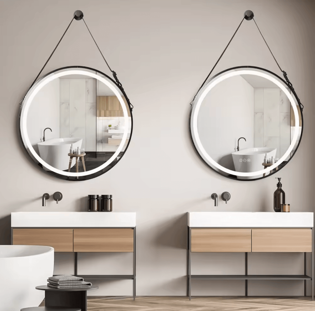 DSZ Product, feed-cond-new, feed-sl-DSZ Freight Payable, newInterior Ave - Led Round Hanging Salon / Bathroom Wall Mirror - Black - 60Cm - Premium Home & Garden > Decor > Mirrors from Interior Ave ! Shop Online Buy Now at S & D's Value Store Family Business Best Customer ServiceDSZ Product, feed-cond-new, feed-sl-DSZ Freight Payable, new