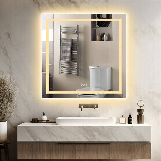 DSZ Product, feed-cond-new, feed-sl-DSZ Freight Payable, newInterior Ave - Led Square Frameless Salon / Bathroom Wall Mirror - 90 X 90Cm - Premium Home & Garden > Decor > Mirrors from Interior Ave ! Shop Online Buy Now at S & D's Value Store Family Business Best Customer ServiceDSZ Product, feed-cond-new, feed-sl-DSZ Freight Payable, new