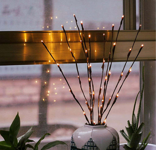 _label_, DSZ Product, feed-cond-new, feed-sl-free shipping, free-shipping, new10 Sets Of Led Light Bunch Stem - Warm White Battery Fairy Lights - 50Cm High 20 Bulbs/Petals - Premium Home & Garden > Decor > Vases & Table Decor from My Decorations ! Shop Online Buy Now at S & D's Value Store Family Business Best Customer Service_label_, DSZ Product, feed-cond-new, feed-sl-free shipping, free-shipping, new