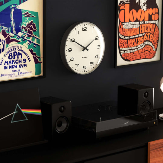 DSZ Product, feed-cond-new, feed-sl-DSZ Freight Payable, newNewgate Radio City Wall Clock Black Arabic Dial - Matte Blizzard Grey - Premium Home & Garden > Decor > Clocks from Newgate ! Shop Online Buy Now at S & D's Value Store Family Business Best Customer ServiceDSZ Product, feed-cond-new, feed-sl-DSZ Freight Payable, new