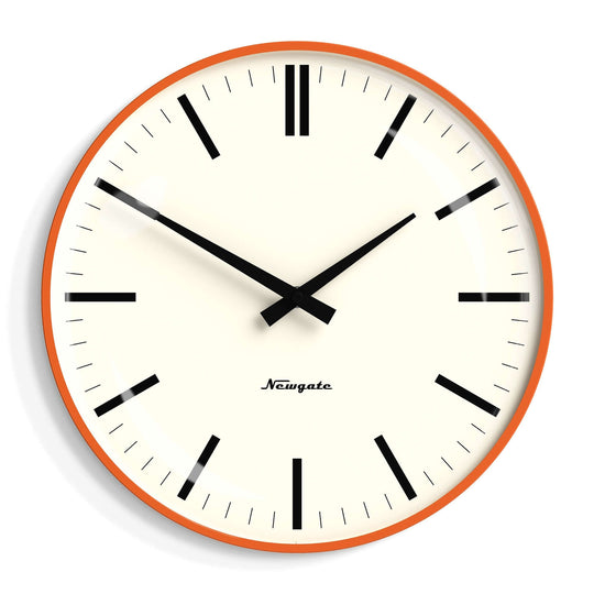 DSZ Product, feed-cond-new, feed-sl-DSZ Freight Payable, newNewgate Radio City Wall Clock Bold Black Marker Dial. -  Matte Pumpkin Orange - Premium Home & Garden > Decor > Clocks from Newgate ! Shop Online Buy Now at S & D's Value Store Family Business Best Customer ServiceDSZ Product, feed-cond-new, feed-sl-DSZ Freight Payable, new