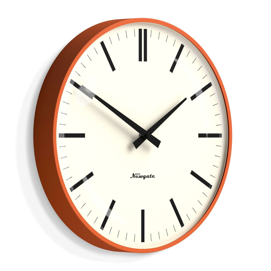 DSZ Product, feed-cond-new, feed-sl-DSZ Freight Payable, newNewgate Radio City Wall Clock Bold Black Marker Dial. -  Matte Pumpkin Orange - Premium Home & Garden > Decor > Clocks from Newgate ! Shop Online Buy Now at S & D's Value Store Family Business Best Customer ServiceDSZ Product, feed-cond-new, feed-sl-DSZ Freight Payable, new