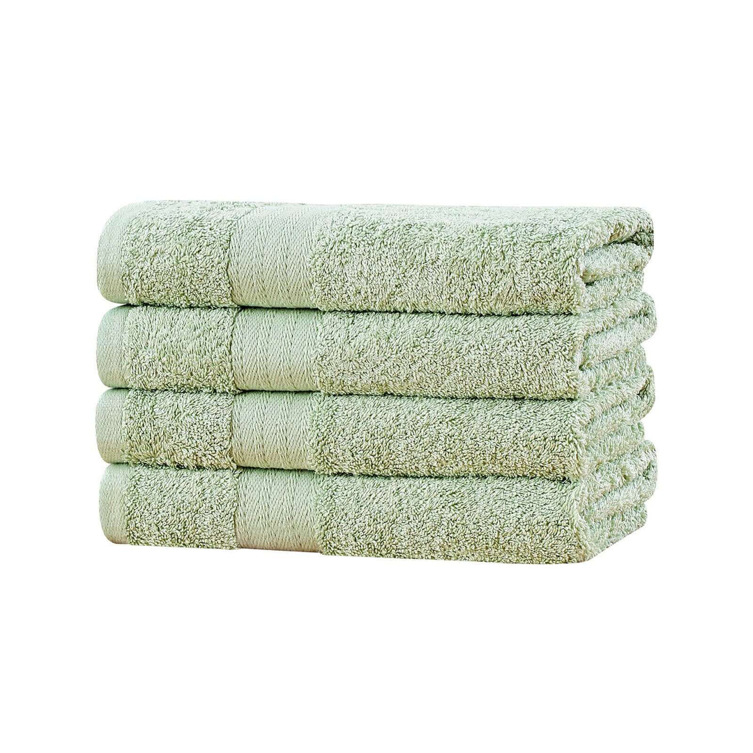 _label_, DSZ Product, feed-cond-new, feed-sl-free shipping, free-shipping, newLinenland Bath Towel 4 Piece Cotton Hand Towels Set - Sage Green - Premium Home & Garden > Bathroom Accessories > Bath Towels & Robes from Linenland ! Shop Online Buy Now at S & D's Value Store Family Business Best Customer Service_label_, DSZ Product, feed-cond-new, feed-sl-free shipping, free-shipping, new