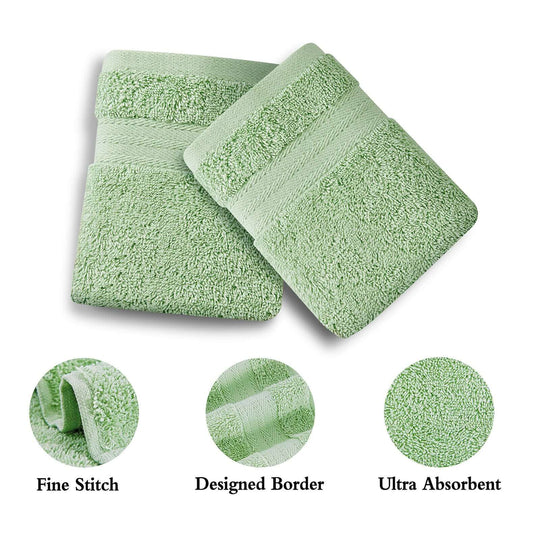 _label_, DSZ Product, feed-cond-new, feed-sl-free shipping, free-shipping, newLinenland Bath Towel 4 Piece Cotton Hand Towels Set - Sage Green - Premium Home & Garden > Bathroom Accessories > Bath Towels & Robes from Linenland ! Shop Online Buy Now at S & D's Value Store Family Business Best Customer Service_label_, DSZ Product, feed-cond-new, feed-sl-free shipping, free-shipping, new