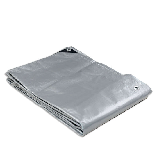 _label_, DSZ Product, feed-cond-new, feed-sl-free shipping, free-shipping, newHeavy Duty Silver Black Tarp Tarpaulin 3.0 X 3.6M - Premium Outdoor Recreation > Camping > Caravan Accessories from Flyline ! Shop Online Buy Now at S & D's Value Store Family Business Best Customer Service_label_, DSZ Product, feed-cond-new, feed-sl-free shipping, free-shipping, new