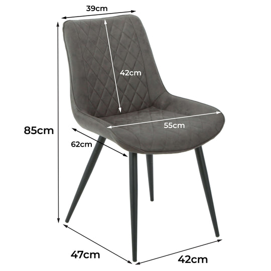 DSZ Product, feed-cond-new, feed-sl-DSZ Freight PayableTyler Fabric Chair (Set of 2) - Grey - Premium Furniture > Dining > Kitchen & Dining Chairs from Hometta ! Shop Online Buy Now at S & D's Value Store Family Business Best Customer ServiceDSZ Product, feed-cond-new, feed-sl-DSZ Freight Payable