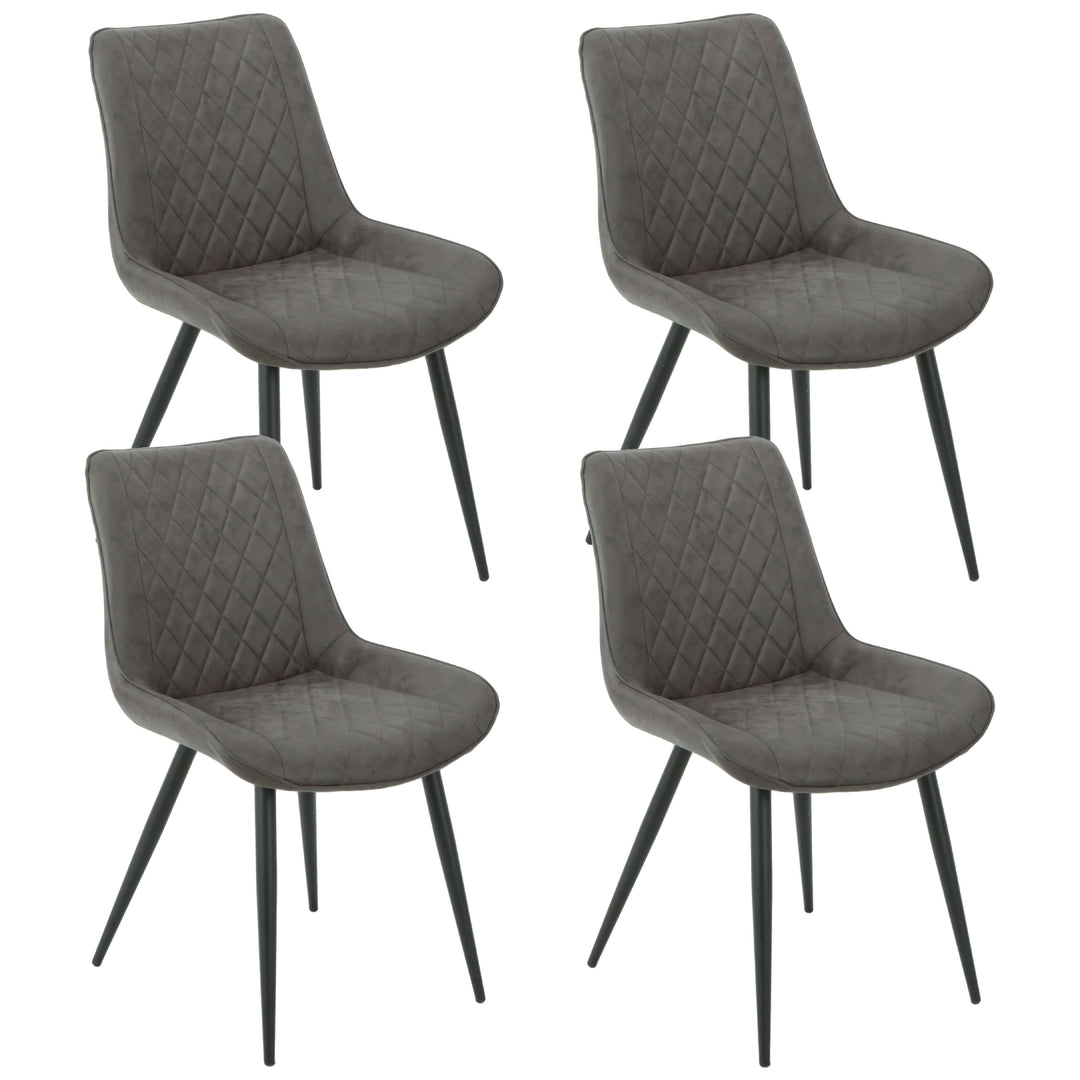 DSZ Product, feed-cond-new, feed-sl-DSZ Freight PayableTyler Fabric Chair (Set of 4) - Grey - Premium Furniture > Dining > Kitchen & Dining Chairs from Hometta ! Shop Online Buy Now at S & D's Value Store Family Business Best Customer ServiceDSZ Product, feed-cond-new, feed-sl-DSZ Freight Payable