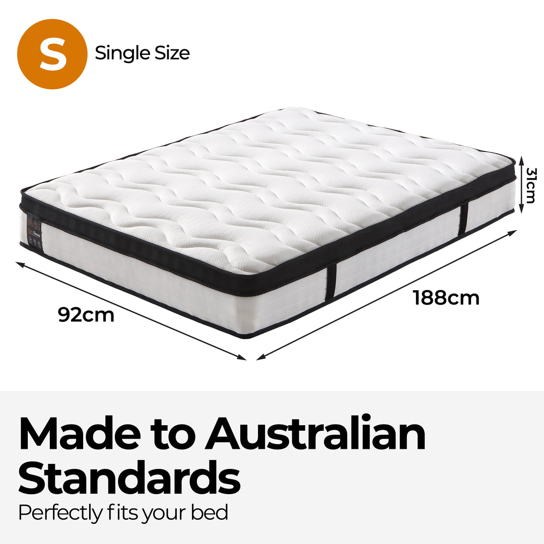 DSZ Product, feed-cond-new, feed-sl-DSZ Freight Payable, newChirosleep Orthopaedic Euro Top Pocket Spring Single Mattress - Premium Furniture > Mattresses > Single Mattress from Hometta ! Shop Online Buy Now at S & D's Value Store Family Business Best Customer ServiceDSZ Product, feed-cond-new, feed-sl-DSZ Freight Payable, new