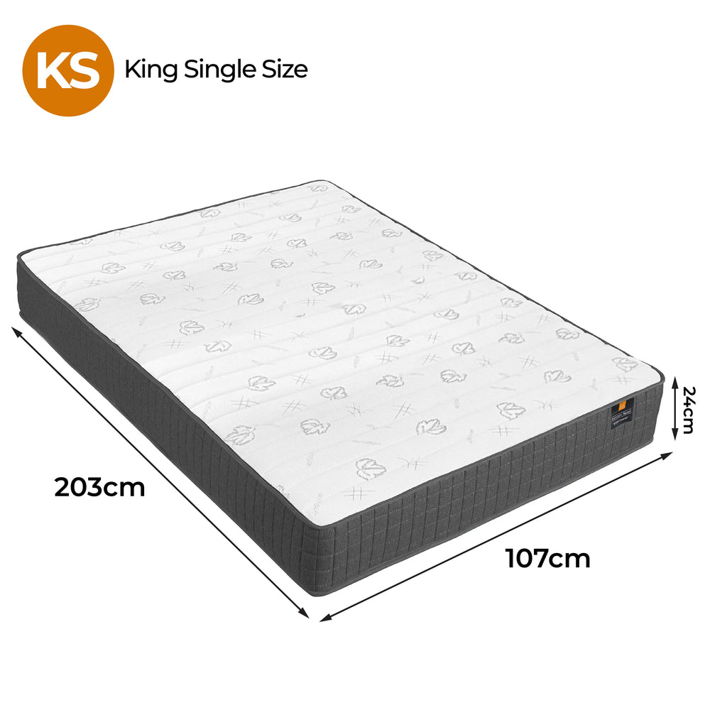 Boxed Comfort Pocket Spring Mattress King Single