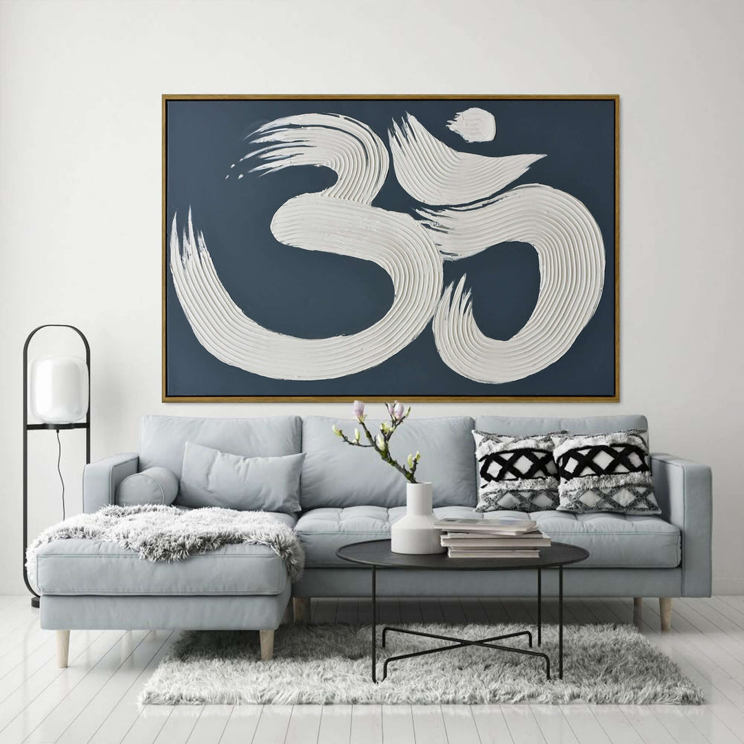 DSZ Product, feed-cond-new, feed-sl-DSZ Freight Payable, new120 X 80Cm Modern Mantra: Echoes Of Aum Dark Wood Framed Hand Painted Canvas Wall Art - Premium Home & Garden > Wall Art > Posters, Paintings & Prints from Hometta ! Shop Online Buy Now at S & D's Value Store Family Business Best Customer ServiceDSZ Product, feed-cond-new, feed-sl-DSZ Freight Payable, new