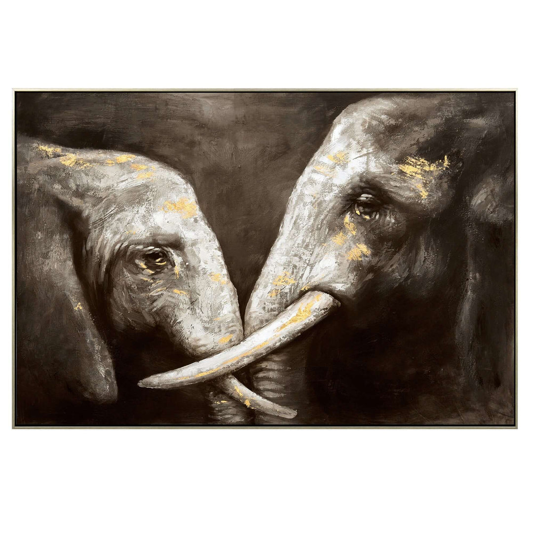 _label_, DSZ Product, feed-cond-new, feed-sl-DSZ Freight Payable, new120 X 80Cm Tusker Ties Champagne Framed Hand Painted Canvas Wall Art - Premium Home & Garden > Wall Art > Posters, Paintings & Prints from Hometta ! Shop Online Buy Now at S & D's Value Store Family Business Best Customer Service_label_, DSZ Product, feed-cond-new, feed-sl-DSZ Freight Payable, new