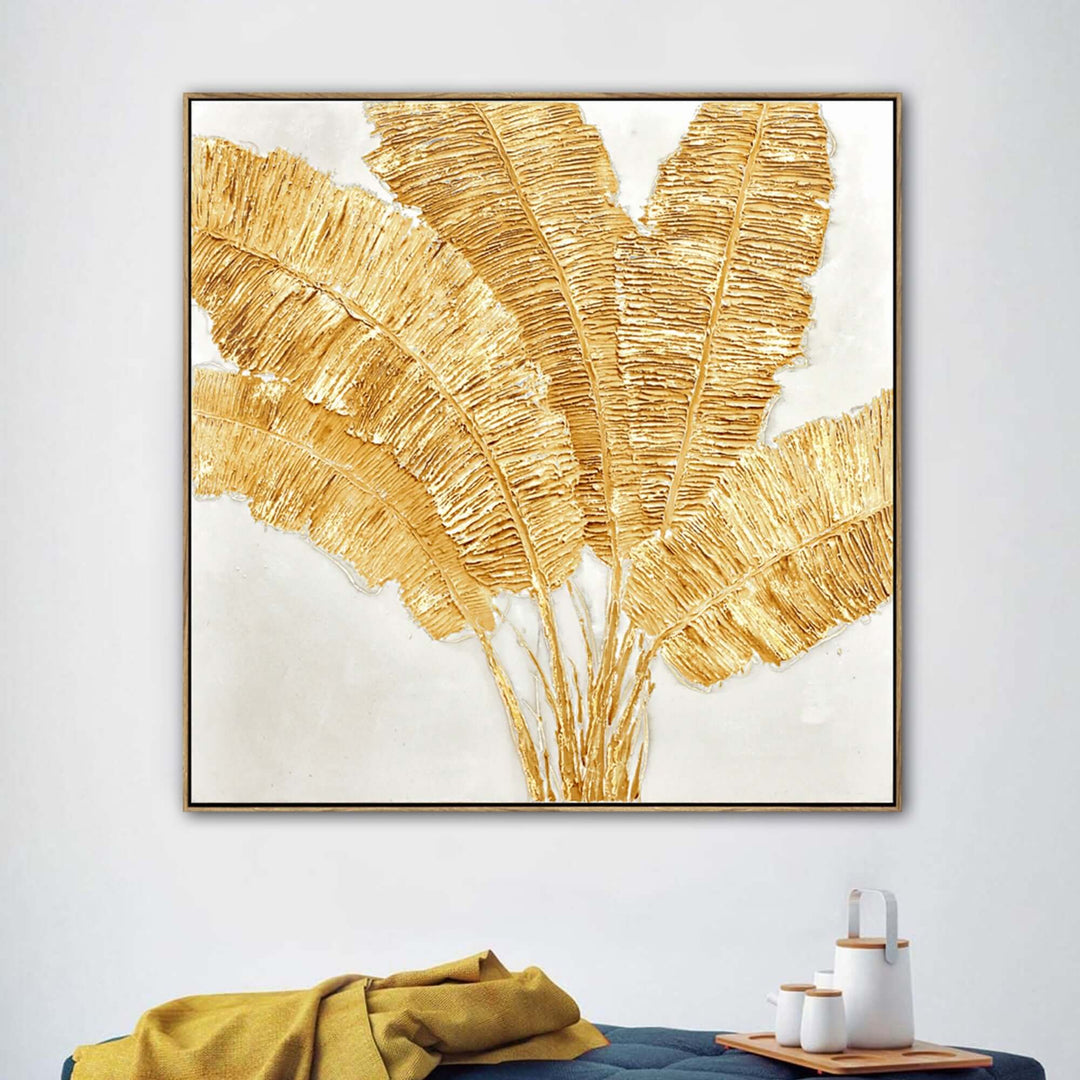 DSZ Product, feed-cond-new, feed-sl-DSZ Freight Payable, new100 X 100Cm Lustrous Leaves Dark Wood Framed Hand Painted Canvas Wall Art - Premium Home & Garden > Wall Art > Posters, Paintings & Prints from Hometta ! Shop Online Buy Now at S & D's Value Store Family Business Best Customer ServiceDSZ Product, feed-cond-new, feed-sl-DSZ Freight Payable, new