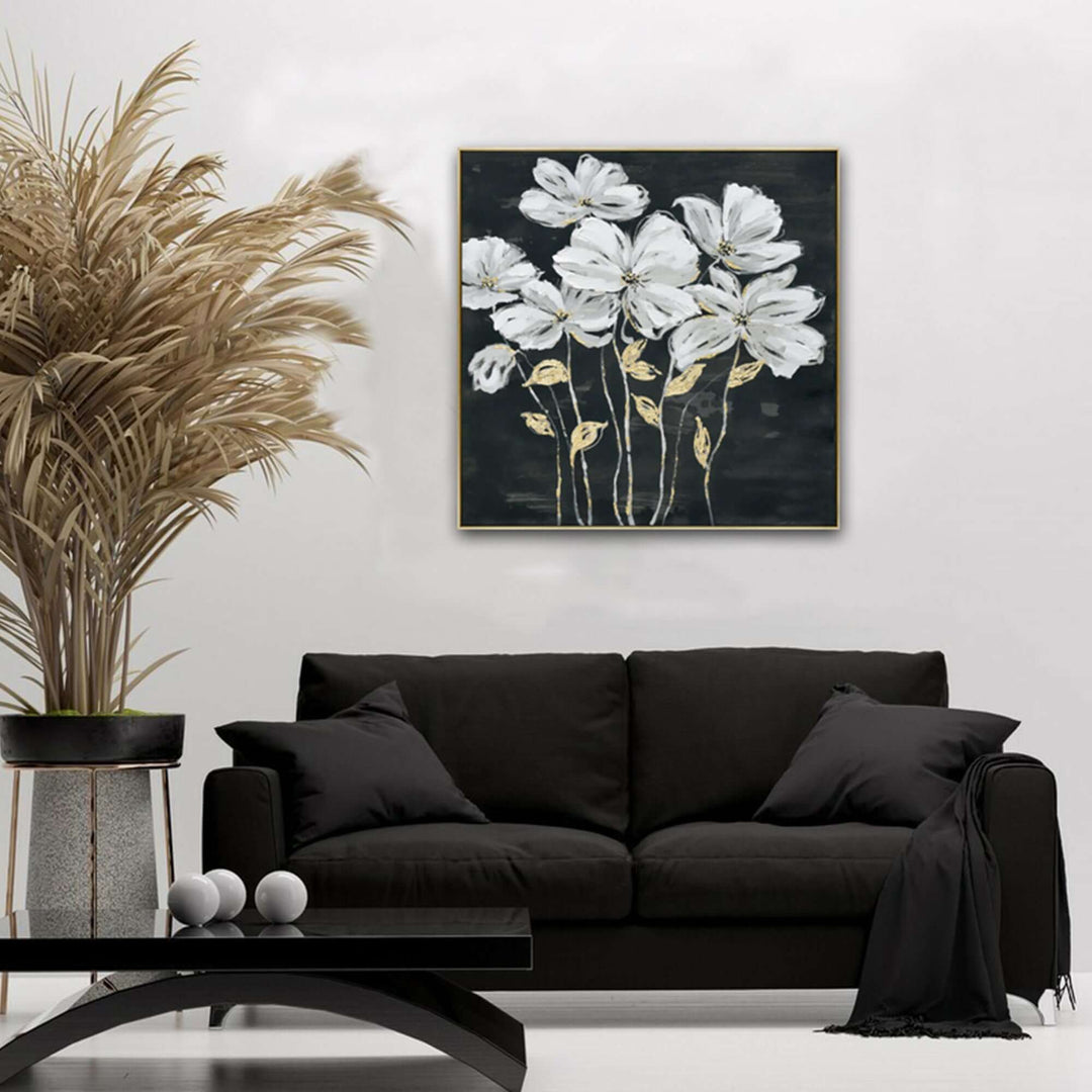 DSZ Product, feed-cond-new, feed-sl-DSZ Freight Payable, new80 X 80Cm Golden Blossoms Gold Framed Hand Painted Canvas Wall Art - Premium Home & Garden > Wall Art > Posters, Paintings & Prints from Hometta ! Shop Online Buy Now at S & D's Value Store Family Business Best Customer ServiceDSZ Product, feed-cond-new, feed-sl-DSZ Freight Payable, new