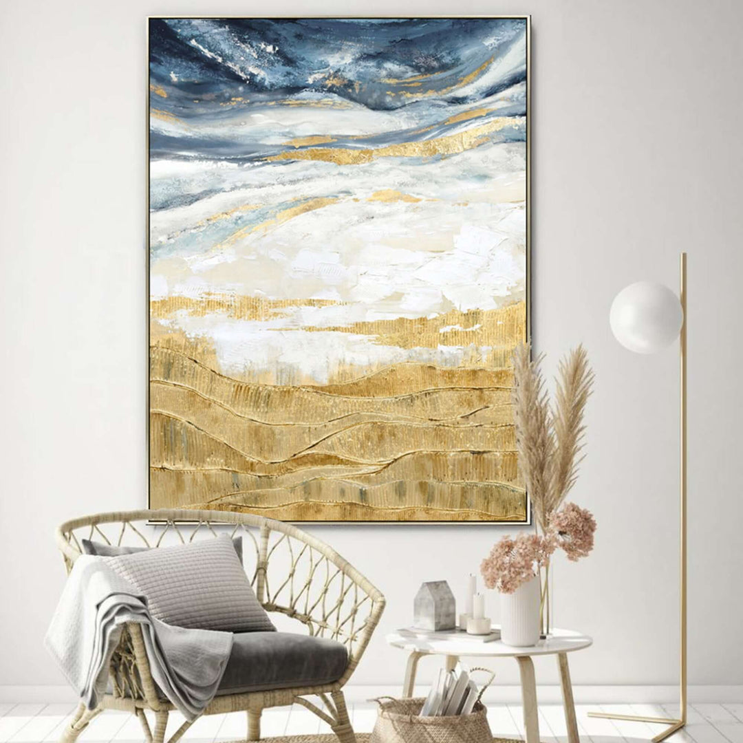 DSZ Product, feed-cond-new, feed-sl-DSZ Freight Payable, new90 X 120Cm Golden Horizon Champagne Framed Canvas Wall Art - Premium Home & Garden > Wall Art > Posters, Paintings & Prints from Hometta ! Shop Online Buy Now at S & D's Value Store Family Business Best Customer ServiceDSZ Product, feed-cond-new, feed-sl-DSZ Freight Payable, new