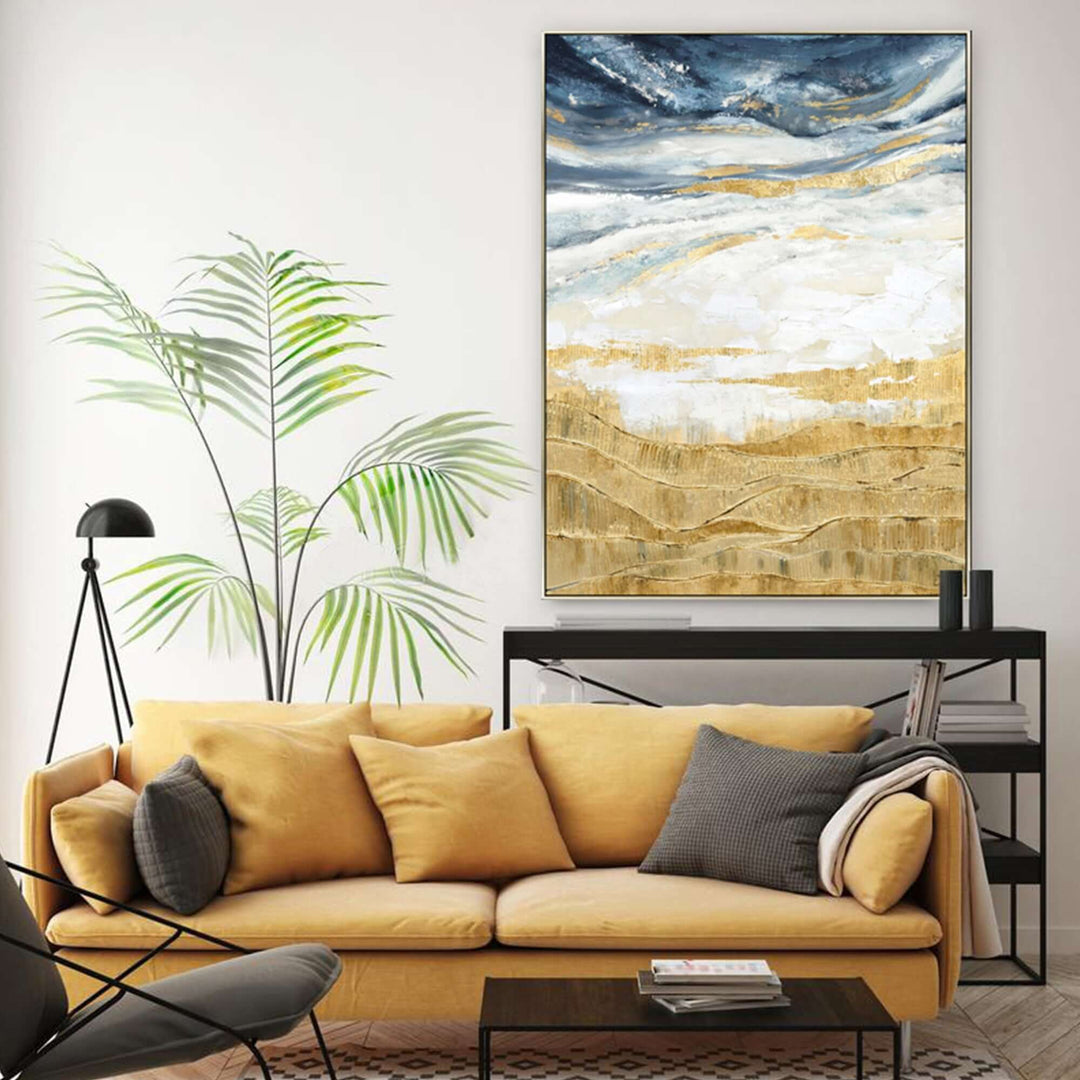 DSZ Product, feed-cond-new, feed-sl-DSZ Freight Payable, new90 X 120Cm Golden Horizon Champagne Framed Canvas Wall Art - Premium Home & Garden > Wall Art > Posters, Paintings & Prints from Hometta ! Shop Online Buy Now at S & D's Value Store Family Business Best Customer ServiceDSZ Product, feed-cond-new, feed-sl-DSZ Freight Payable, new