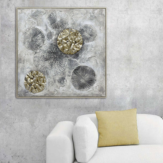 DSZ Product, feed-cond-new, feed-sl-DSZ Freight Payable, new100 X 100Cm Golden Orbs Amidst Ethereal Mists Light Wood Framed Hand Painted Canvas Wall Art - Premium Home & Garden > Wall Art > Posters, Paintings & Prints from Hometta ! Shop Online Buy Now at S & D's Value Store Family Business Best Customer ServiceDSZ Product, feed-cond-new, feed-sl-DSZ Freight Payable, new