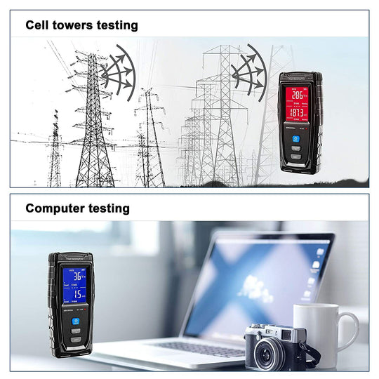 ERICKHILL EMF Meter Digital Electromagnetic Field Radiation Detector Machine