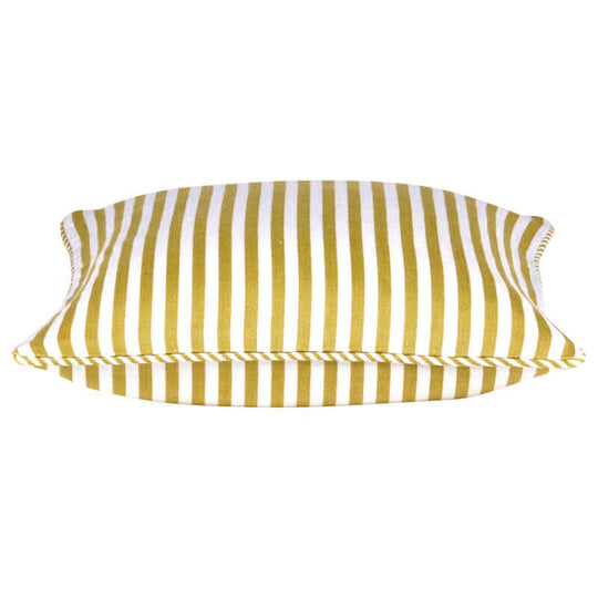 _label_, DSZ Product, feed-cond-new, feed-sl-free shipping, free-shippingPack Of 4 Dandi Mustard Yellow & White Striped Square Cushion Covers 40 X 40Cm - Premium Home & Garden > Decor > Cushions & Throws from En ! Shop Online Buy Now at S & D's Value Store Family Business Best Customer Service_label_, DSZ Product, feed-cond-new, feed-sl-free shipping, free-shipping