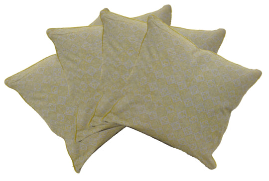 _label_, DSZ Product, feed-cond-new, feed-sl-free shipping, free-shippingPack of 4 Azuk Mustard Yellow & Grey 50cm x 50cm Cushion Covers - Premium Furniture > Dining > Dining Set from DSZ ! Shop Online Buy Now at S & D's Value Store Family Business Best Customer Service_label_, DSZ Product, feed-cond-new, feed-sl-free shipping, free-shipping