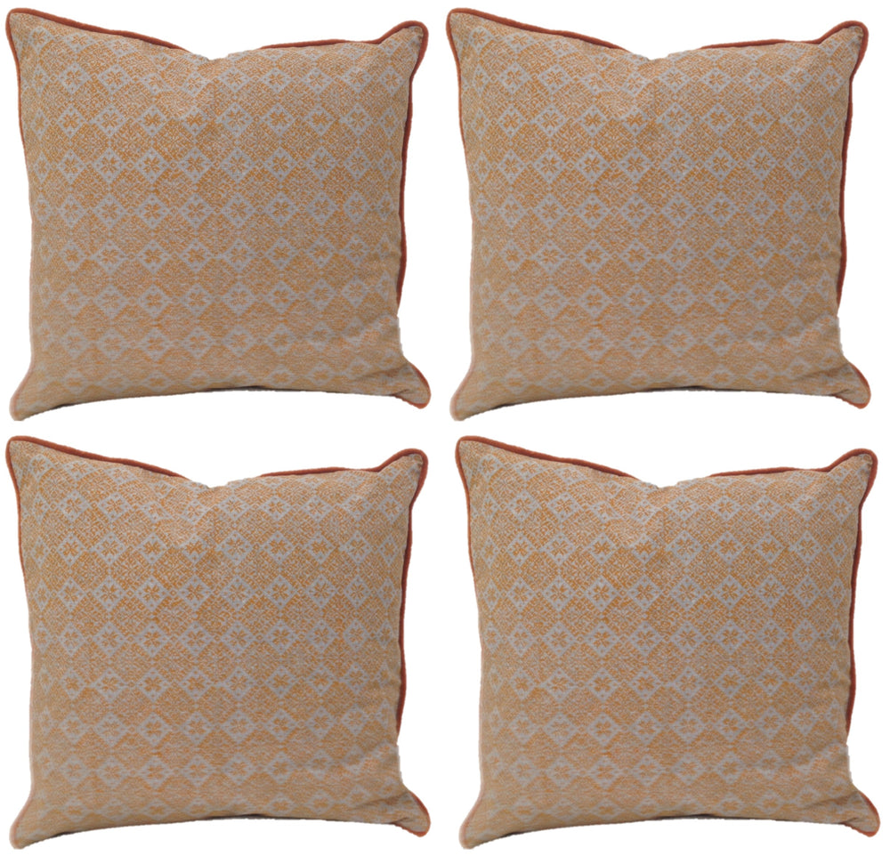 _label_, DSZ Product, feed-cond-new, feed-sl-free shipping, free-shipping, newPack Of 4 Azuk Orange & Grey Cushion Covers 50Cm X 50Cm - Premium Furniture > Sofas > Sofa Accessories from En ! Shop Online Buy Now at S & D's Value Store Family Business Best Customer Service_label_, DSZ Product, feed-cond-new, feed-sl-free shipping, free-shipping, new