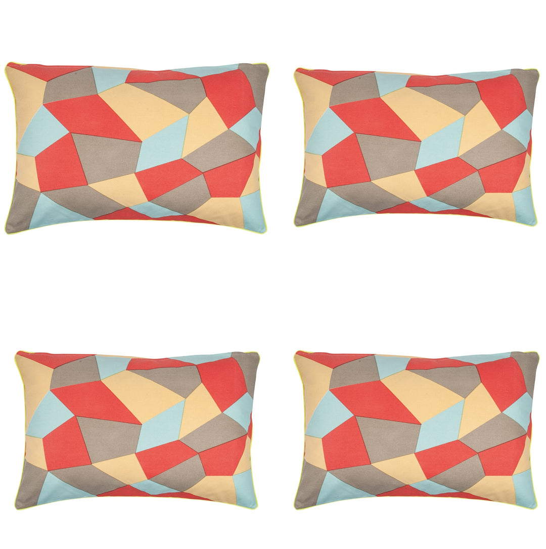 _label_, DSZ Product, feed-cond-new, feed-sl-free shipping, free-shipping, newPack Of 4 Geo Beige Geometric Design 40 X 60Cm Rectangle Cushion Covers - Premium Furniture > Sofas > Sofa Accessories from En ! Shop Online Buy Now at S & D's Value Store Family Business Best Customer Service_label_, DSZ Product, feed-cond-new, feed-sl-free shipping, free-shipping, new