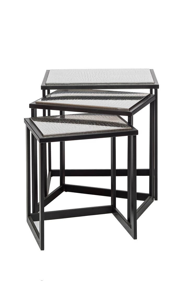 DSZ Product, feed-cond-new, feed-sl-DSZ Freight Payable, newBlack Iron Nested Tables With Stainless Steel Top In Set Of 3 - Premium Home & Garden > DIY > Kitchen & Bathroom DIY from Lirash ! Shop Online Buy Now at S & D's Value Store Family Business Best Customer ServiceDSZ Product, feed-cond-new, feed-sl-DSZ Freight Payable, new