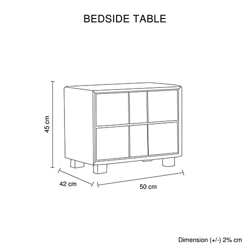 DSZ Product, feed-cond-new, feed-sl-DSZ Freight Payable, newPrado Bedside Table Mdf Construction Fabric Upholstery Iron Feet - Premium Furniture > Bedroom > Bedside Tables from Melbournians Furniture ! Shop Online Buy Now at S & D's Value Store Family Business Best Customer ServiceDSZ Product, feed-cond-new, feed-sl-DSZ Freight Payable, new