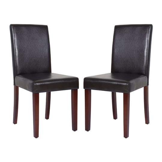 DSZ Product, feed-cond-new, feed-sl-DSZ Freight Payable2x Wooden Frame Brown Leatherette Dining Chairs with Solid Pine Legs - Premium Furniture > Dining > Kitchen & Dining Chairs from Melbournians Furniture ! Shop Online Buy Now at S & D's Value Store Family Business Best Customer ServiceDSZ Product, feed-cond-new, feed-sl-DSZ Freight Payable