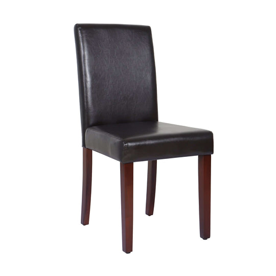 DSZ Product, feed-cond-new, feed-sl-DSZ Freight Payable2x Wooden Frame Brown Leatherette Dining Chairs with Solid Pine Legs - Premium Furniture > Dining > Kitchen & Dining Chairs from Melbournians Furniture ! Shop Online Buy Now at S & D's Value Store Family Business Best Customer ServiceDSZ Product, feed-cond-new, feed-sl-DSZ Freight Payable