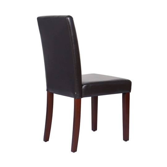 DSZ Product, feed-cond-new, feed-sl-DSZ Freight Payable2x Wooden Frame Brown Leatherette Dining Chairs with Solid Pine Legs - Premium Furniture > Dining > Kitchen & Dining Chairs from Melbournians Furniture ! Shop Online Buy Now at S & D's Value Store Family Business Best Customer ServiceDSZ Product, feed-cond-new, feed-sl-DSZ Freight Payable