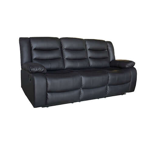 DSZ Product, feed-cond-new, feed-sl-DSZ Freight Payable, new3 Seater Recliner Sofa In Faux Leather Lounge Couch In Black - Premium Furniture > Bar Stools & Chairs > Arm Chairs & Recliners from DSZ ! Shop Online Buy Now at S & D's Value Store Family Business Best Customer ServiceDSZ Product, feed-cond-new, feed-sl-DSZ Freight Payable, new