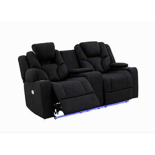 DSZ Product, feed-cond-new, feed-sl-DSZ Freight Payable, new3+2 Seater Electric Recliner Stylish Rhino Fabric Black Lounge Armchair With Led Features - Premium Furniture > Bar Stools & Chairs > Arm Chairs & Recliners from DSZ ! Shop Online Buy Now at S & D's Value Store Family Business Best Customer ServiceDSZ Product, feed-cond-new, feed-sl-DSZ Freight Payable, new