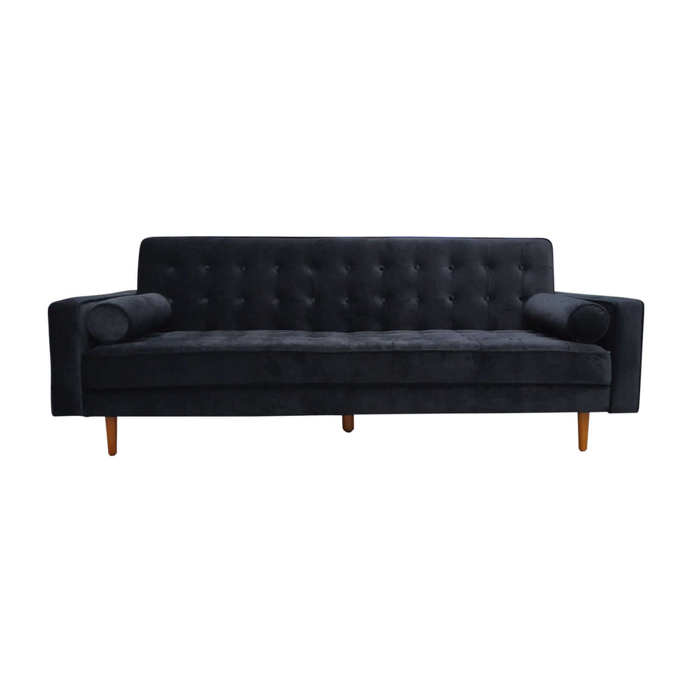 DSZ Product, feed-cond-new, feed-sl-DSZ Freight Payable, newSofa Bed 3 Seater Button Tufted Lounge Set For Living Room Couch In Velvet Black Colour - Premium Furniture > Sofas > Sofas & Sofa Beds from DSZ ! Shop Online Buy Now at S & D's Value Store Family Business Best Customer ServiceDSZ Product, feed-cond-new, feed-sl-DSZ Freight Payable, new