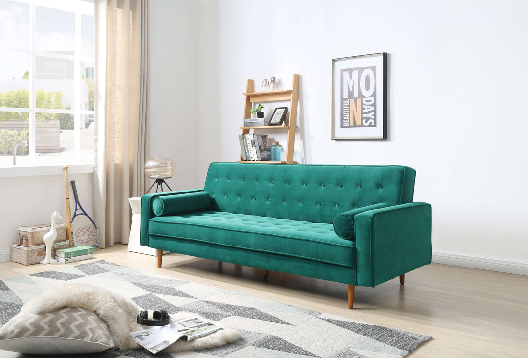 DSZ Product, feed-cond-new, feed-sl-DSZ Freight Payable, newSofa Bed 3 Seater Button Tufted Lounge Set For Living Room Couch In Velvet Green Colour - Premium Furniture > Sofas > Sofas & Sofa Beds from DSZ ! Shop Online Buy Now at S & D's Value Store Family Business Best Customer ServiceDSZ Product, feed-cond-new, feed-sl-DSZ Freight Payable, new