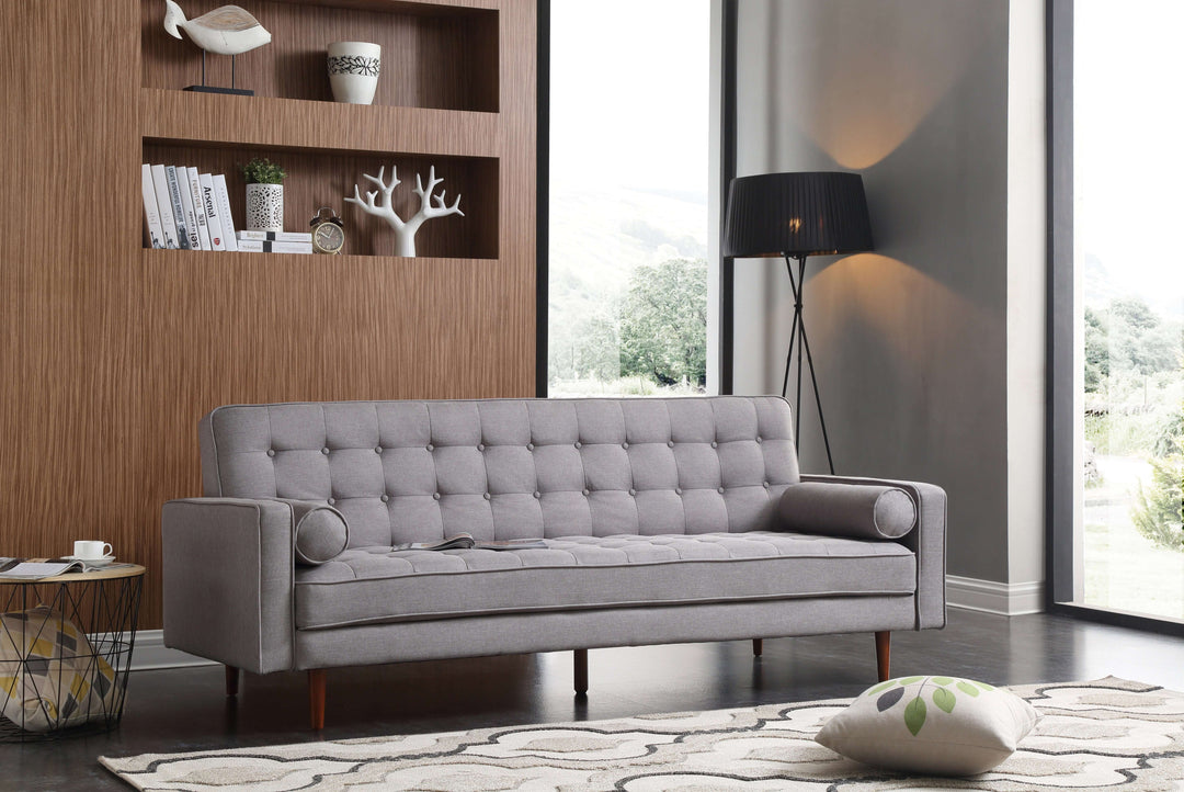 DSZ Product, feed-cond-new, feed-sl-DSZ Freight Payable, newSofa Bed 3 Seater Button Tufted Lounge Set For Living Room Couch In Fabric Grey Colour - Premium Furniture > Sofas > Sofas & Sofa Beds from DSZ ! Shop Online Buy Now at S & D's Value Store Family Business Best Customer ServiceDSZ Product, feed-cond-new, feed-sl-DSZ Freight Payable, new