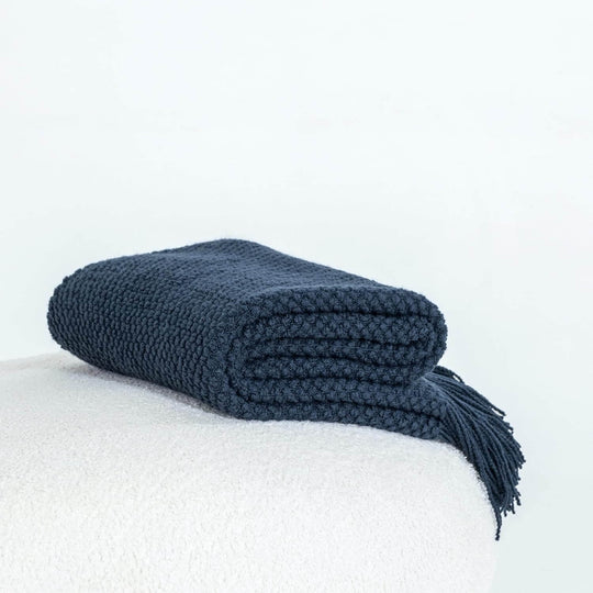 DSZ Product, feed-cond-new, feed-sl-DSZ Freight Payable, newMicro Plush Knitted Woven Throw Blanket - Navy - Premium Home & Garden > Bedding > Blankets & Throws from Gioia Casa ! Shop Online Buy Now at S & D's Value Store Family Business Best Customer ServiceDSZ Product, feed-cond-new, feed-sl-DSZ Freight Payable, new