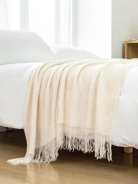 DSZ Product, feed-cond-new, feed-sl-DSZ Freight Payable, newMicro Plush Knitted Woven Throw Blanket - Snow - Premium Home & Garden > Bedding > Blankets & Throws from Gioia Casa ! Shop Online Buy Now at S & D's Value Store Family Business Best Customer ServiceDSZ Product, feed-cond-new, feed-sl-DSZ Freight Payable, new