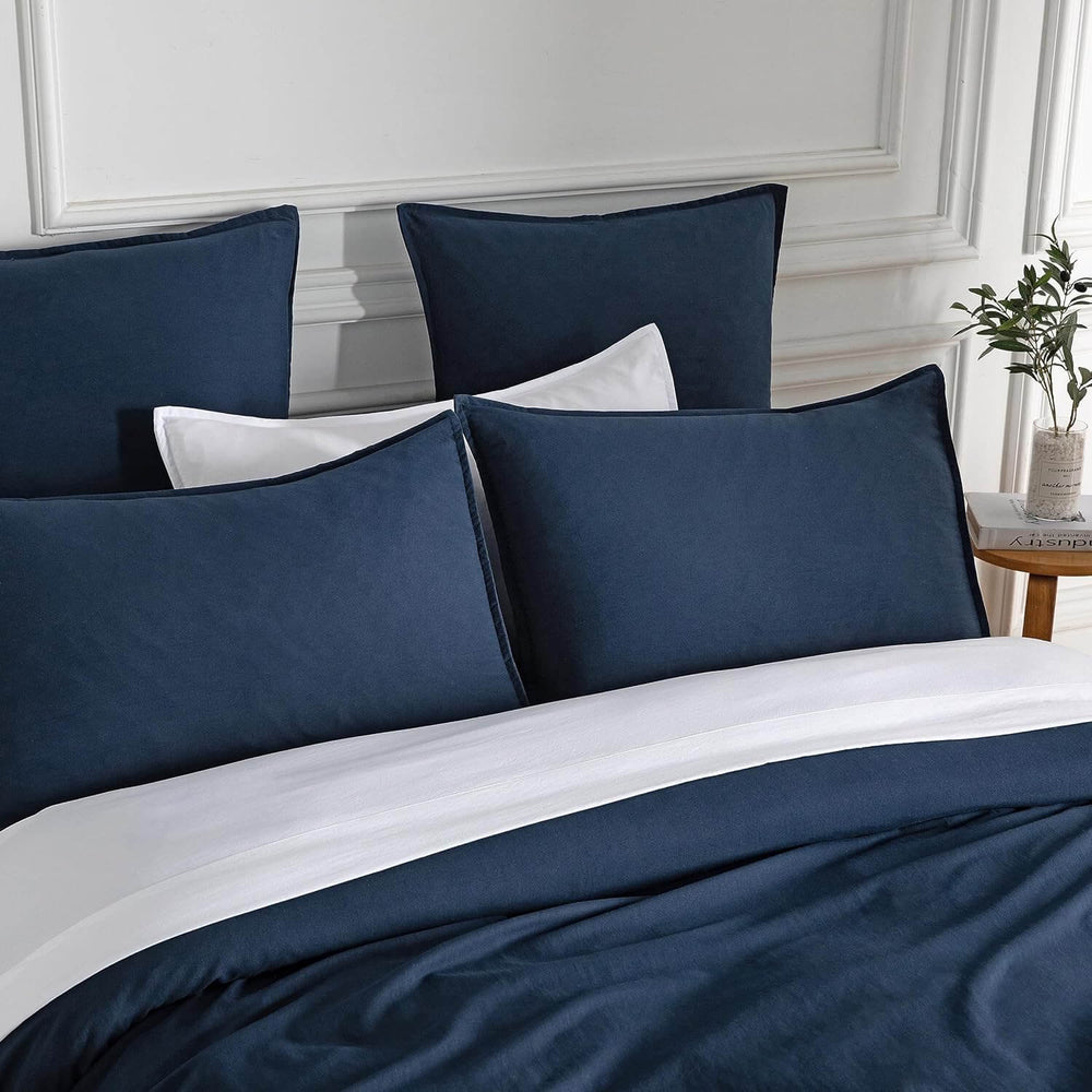 DSZ Product, feed-cond-new, feed-sl-DSZ Freight PayableVintage Washed Microfibre Quilt Cover Set (2Pcs) - Navy - Single Size - Premium Home & Garden > Bedding > Quilts & Duvets from Cleverpolly ! Shop Online Buy Now at S & D's Value Store Family Business Best Customer ServiceDSZ Product, feed-cond-new, feed-sl-DSZ Freight Payable