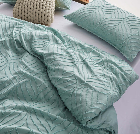 DSZ Product, feed-cond-new, feed-sl-DSZ Freight PayableTufted Ultra Soft Microfiber Quilt Cover Set - Single Sage Green - Premium Home & Garden > Bedding > Bed Sheets from Cleverpolly ! Shop Online Buy Now at S & D's Value Store Family Business Best Customer ServiceDSZ Product, feed-cond-new, feed-sl-DSZ Freight Payable