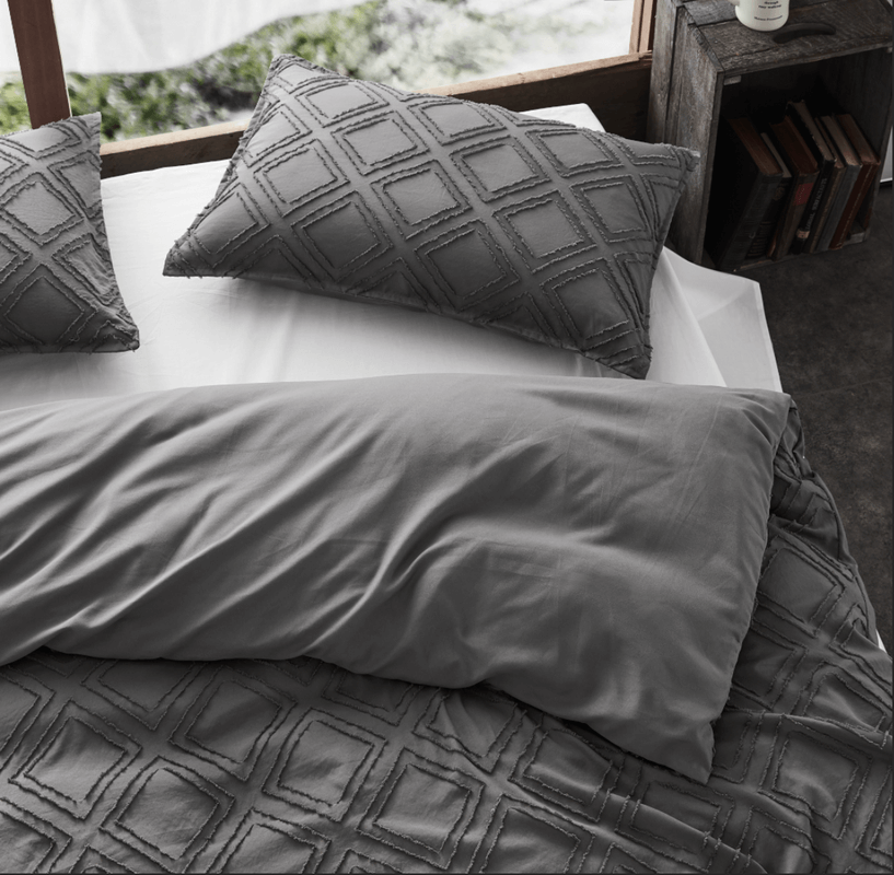 DSZ Product, feed-cond-new, feed-sl-DSZ Freight PayableTufted Ultra Soft Microfiber Quilt Cover Set - Single Smoke - Premium Home & Garden > Bedding > Bed Sheets from Cleverpolly ! Shop Online Buy Now at S & D's Value Store Family Business Best Customer ServiceDSZ Product, feed-cond-new, feed-sl-DSZ Freight Payable